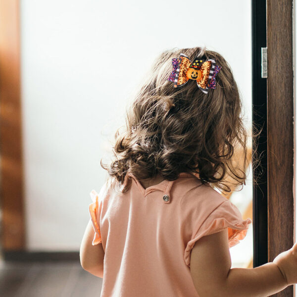 Wholesale Halloween Bow Hairpin