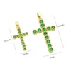 Wholesale Jewelry Modern Style Cross 304 Stainless Steel Copper Pendant Necklace Cable Chain