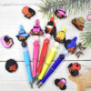 Wholesale Black girl cartoon ballint pen beaded craft