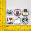 oly-b835de49a6288dab72b51d504d2d8519 Wholesale Cute Cartoon Cat Series PVC Soft Rubber Beads