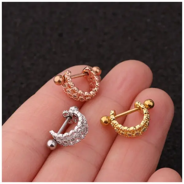 Wholesale Ear Cartilage Rings & Studs Exaggerated U Shape Metal
