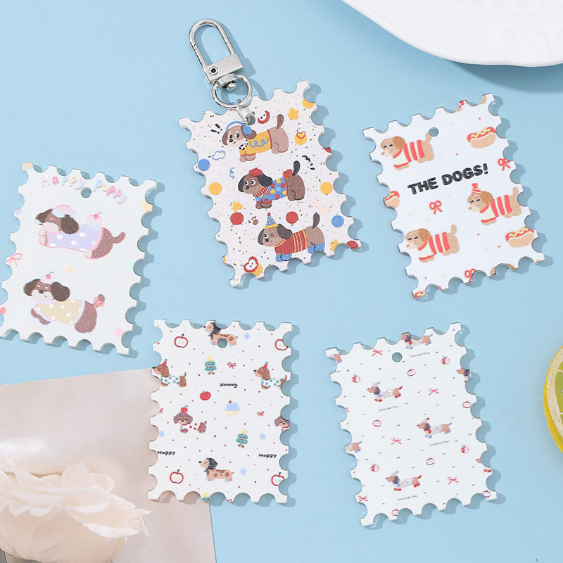 Wholesale Cute dog acrylic keychain