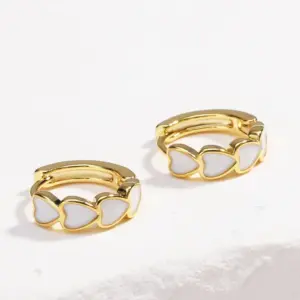 Heart-Shaped / White