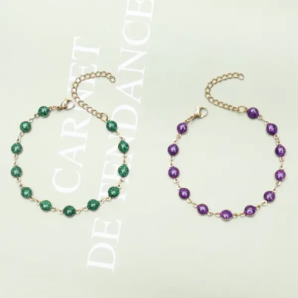 Wholesale Jewelry IG Style Geometric Solid Color Titanium Steel Jewelry Set