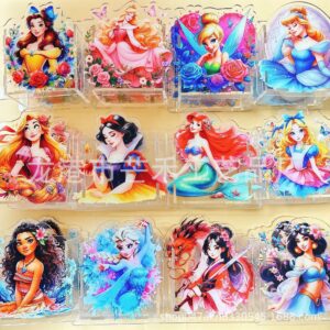 Wholesale Acrylic Pen Holder Popular Pen Box Creative Gift Stationery Student 10cm