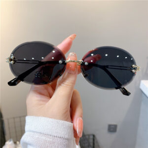 Gold frame black film