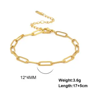 Gold Welding Mouth Chain