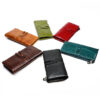 Wholesale Genuine leather tri-fold multifunctional long coin purse