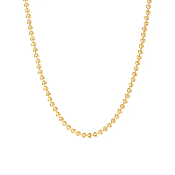 oly-b86c17c94434400ca8ce1e5a9249ce58 Wholesale Jewelry Elegant Heart Shape Solid Color 304 Stainless Steel Chain Jewelry Set