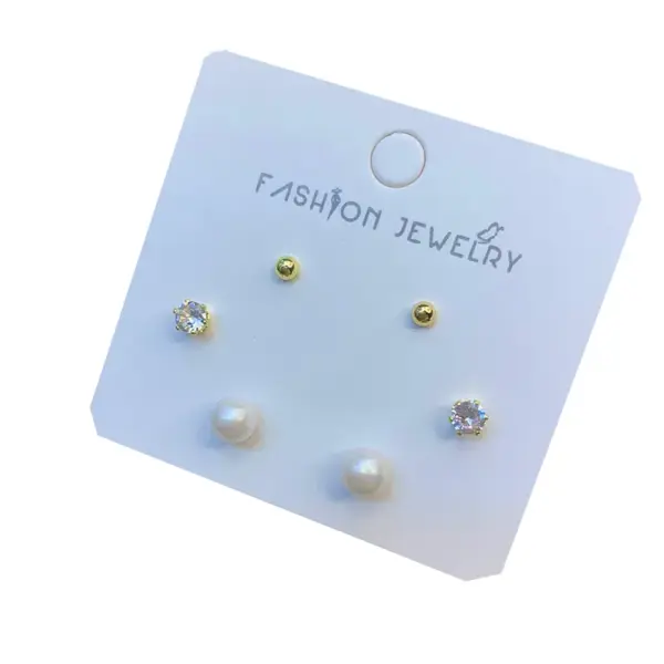 Wholesale 6 Pieces Casual Cute Shiny Fruit Snowflake Plating Inlay Copper Artificial Diamond 14K Gold Plated 16K Gold Plated Ear Studs