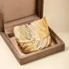 Vintage Style Roman Style Stripe Leaves Flower 304 Stainless Steel 18K Gold Plated Bangle In Bulk