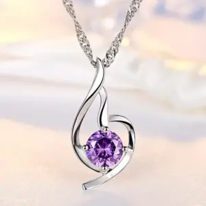 Wholesale Geometric Angel Copper Elegant Korean Style Copper Necklace