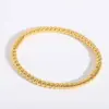 Classic Style Commute Solid Color 304 Stainless Steel 18K Gold Plated Bangle In Bulk