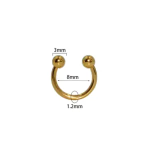 Gold / 1.2x8x3MM