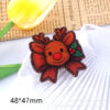 Wholesale Loose powder cartoon Christmas cute ornaments acrylic