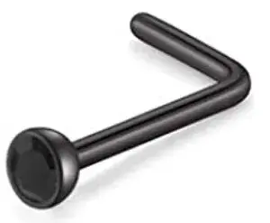 L-Shaped Rod Black Black Diamond