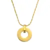 Wholesale PVD Coated 18K Gold Real Gold Plated Geometric Stainless Steel Simple Style Waterproof Non Tarnish Stainless Steel