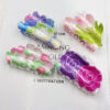 Wholesale New Acrylic Flower Grab Clip Hand-painted Rose Lily Hair Accessories Dopamine Hairpin Women's Horse Tail Shark Clip