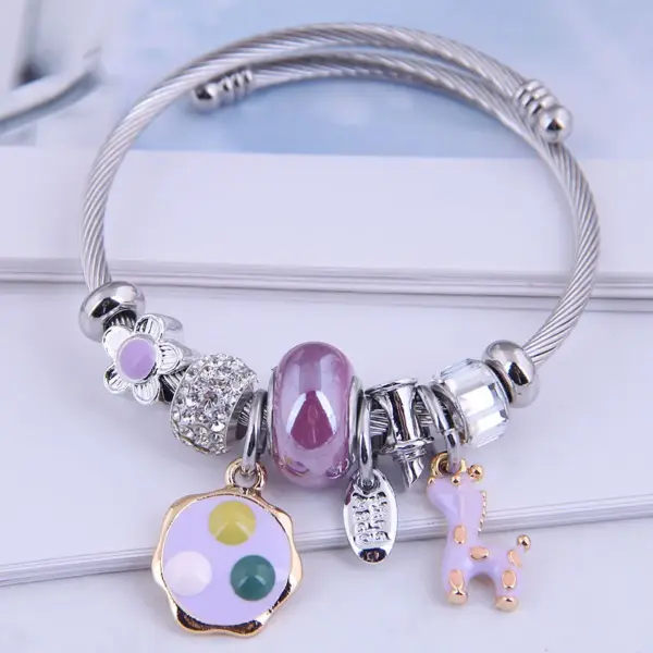 Wholesale 201 Stainless Steel 304 Stainless Steel Deer Electroplated Other White K Plated Novelty