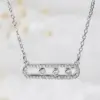 Wholesale Simple Style Shiny Geometric Copper Plating Inlay Zircon 18k Gold Plated Pendant Necklace