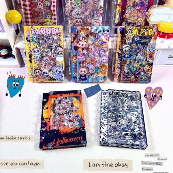 Wholesale A7 Shake-Up Notebook, Acrylic Loose-Leaf Notebook, High-Value Student Shake-Up Notebook