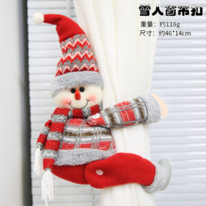 Snowman curtain buckle