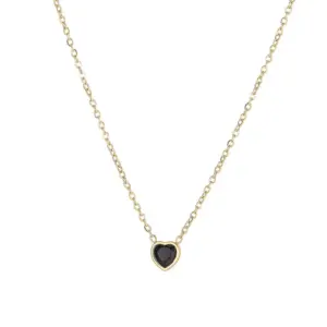 14K Gold + Black Diamond