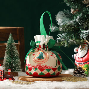 Christmas velvet candy bag-christmas tree