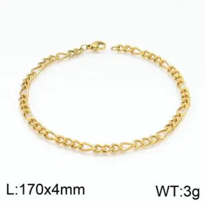 Gold 170 * 4mm = Bracelet KB146833-Z