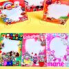 Wholesale New Acrylic Writing Board Message Board Sanrio One Piece Rainbow Bear Cross-Border Tk Us and Japan Version Hot 15cm