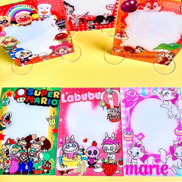 Wholesale New Acrylic Writing Board Message Board Sanrio One Piece Rainbow Bear Cross-Border Tk Us and Japan Version Hot 15cm