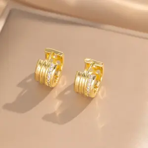 246 Gold Hoop Earrings