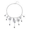 Wholesale European and American cross-border Halloween necklace for women, 2025 new style, unique, high-end, dark gothic style skull and spider necklace.