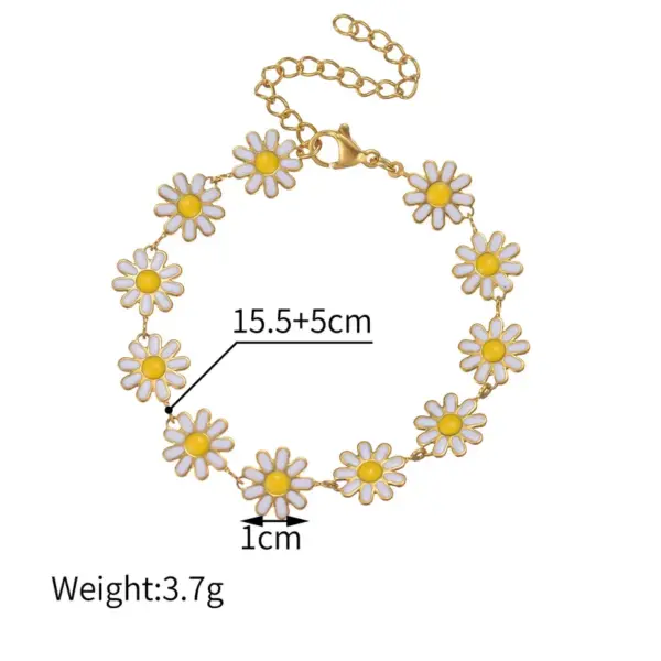 PVD Coated Real Gold Plated 18K Gold Geometric 304 Stainless Steel Elegant Cute Streetwear Waterproof Non Tarnish 304 Stainless Steel Bracelets