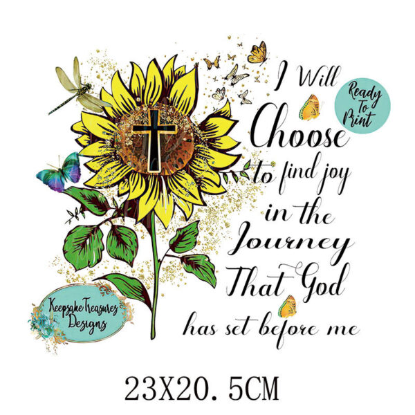 Wholesale Herzförmiger Blumen-Wärmetransferdruck