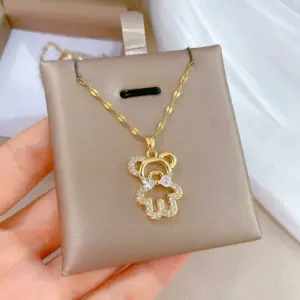 E102 Titanium Steel Chain Copper Pendant