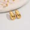 Wholesale 1 Pair Simple Style Classic Style Geometric 304 Stainless Steel Imitation Gold Electroplating Ear Studs