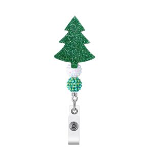 Pure green tree - green and white pearl