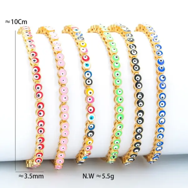 Wholesale Copper Geometric Zircon Copper Bracelets
