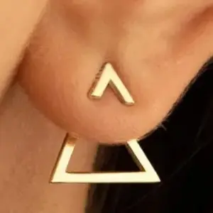 Silver V-Shaped