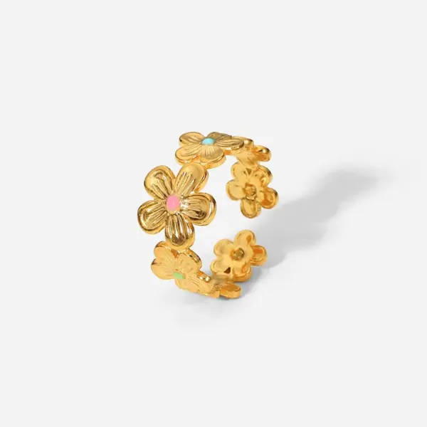 Wholesale Jewelry Fashion Geometric Stainless Steel No Inlaid PVD Coated