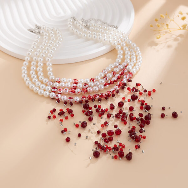 Wholesale Gothic style pendant pearl necklace