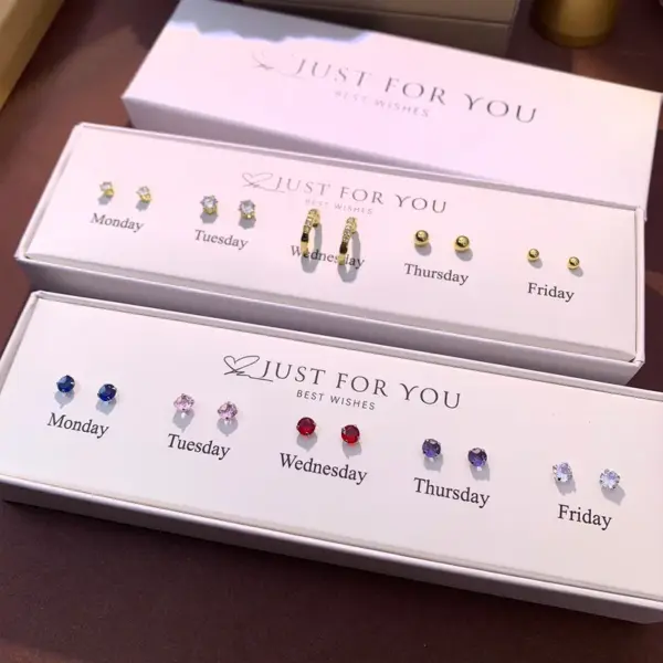 1 Set Cute Animal Sunflower Fruit Inlay Copper Artificial Pearls Zircon 14K Gold Plated Cartilage Earrings