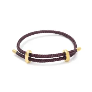 Coffee / Titanium Steel 18K Gold Material