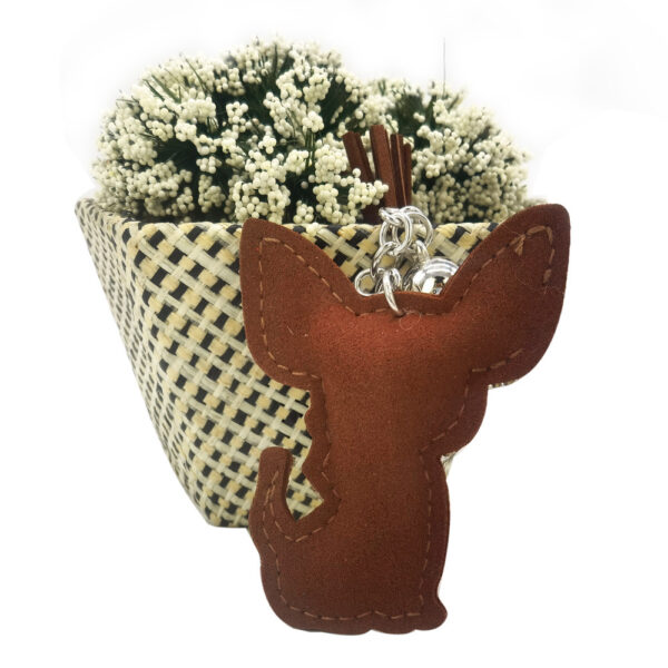 oly-b9d13b4e2cd7c68bd5b4e099c728b479 Wholesale 4pcs Creative Velvet Diamond-encrusted Cartoon Desert Fox Key Chain