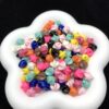 Wholesale Star acrylic through-hole bead