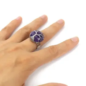 Amethyst / Adjustable Opening