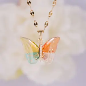 Colorized Butterfly Gold A2879