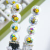 Wholesale 10pcs Yellow Bee Acrylic Beads