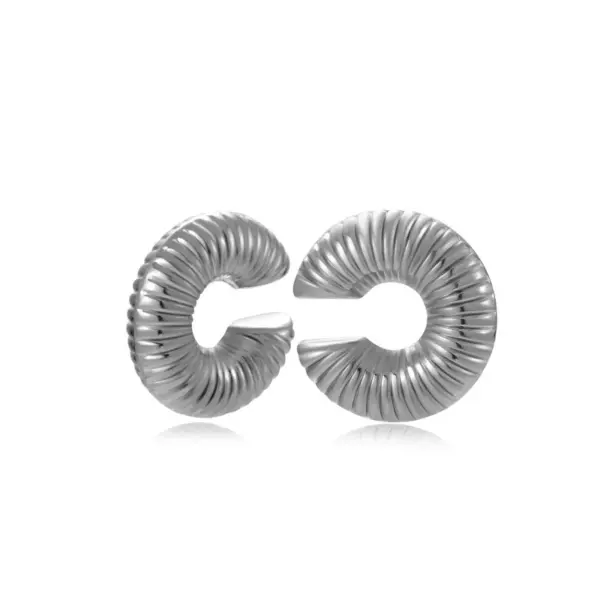 Wholesale 1 Pair Vintage Style French Style Simple Style C Shape Copper Earrings